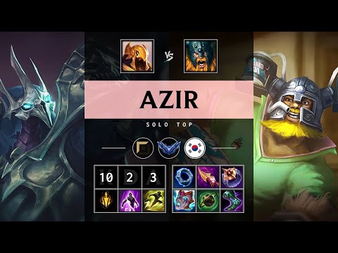 Azir Top vs Olaf - KR Diamond Patch 25.07
