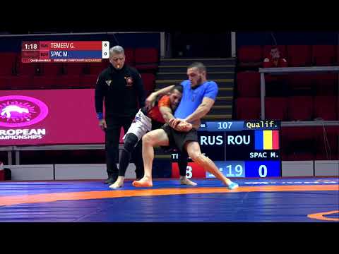 Qual. Men's GP No-Gi - 66 kg: G. TEMEEV (RUS) v. M. SPAC (ROU)