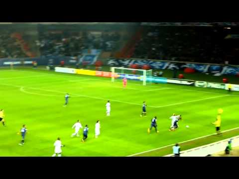 Beckham Ayew Incident in whole and Zlatan then SAKO AYEW ... PSG OM 27-02-2013
