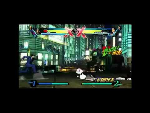 UMVSC3 doujin reference: Ougon musou kyoku vs phoenix W. moves