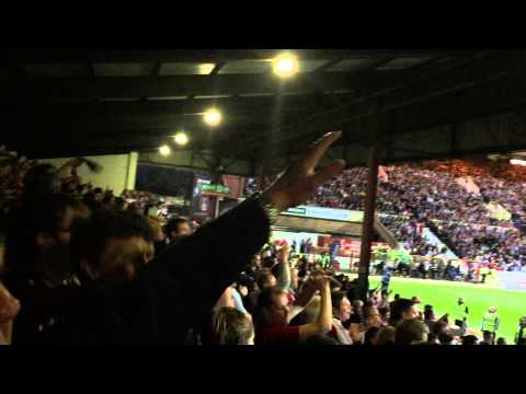 Swindon fans at Swindon vs Sheff Utd 5-5