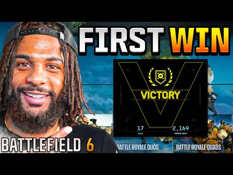 I WON my FIRST GAME on Battlefield 6 RedSec (Battle Royale)
