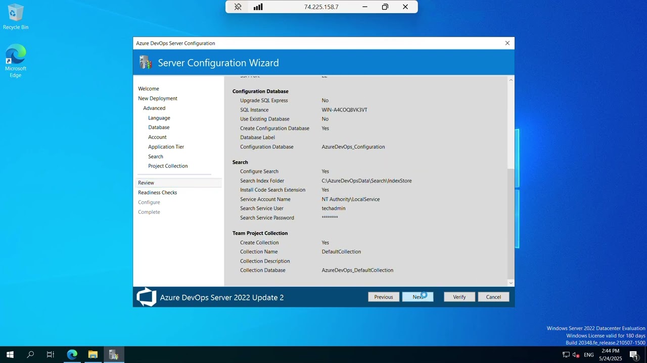 How to Install Azure DevOps Server 2022 on Windows Server 2022 | Step-by-Step Installation Guide
