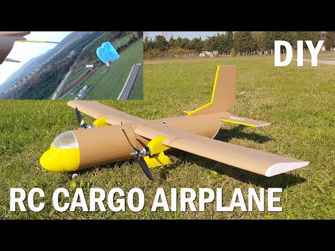 How To Make RC Cargo Airplane. Diy Twin Motor Model Aircraft