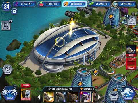 Nuevo Entelorhacos Jurassic world the game ..New Entelorhacos Jurassic world the game level 40