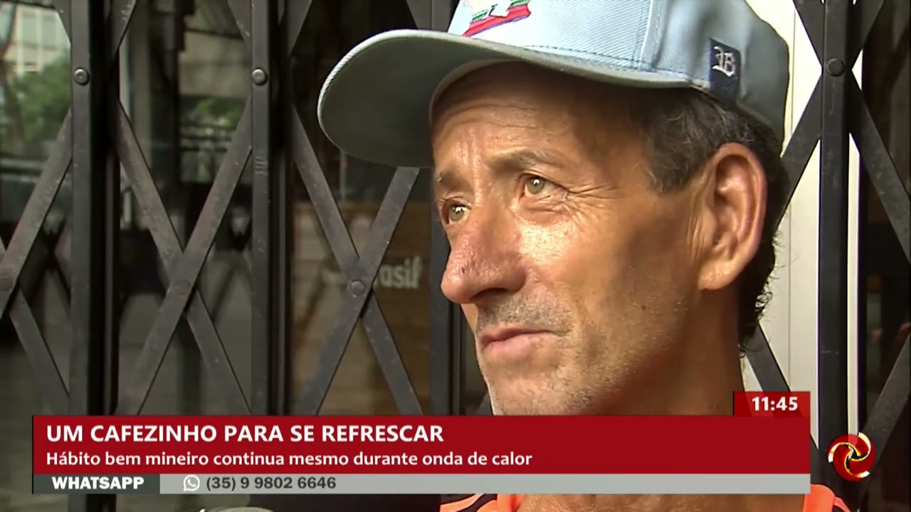 Mesmo com calor, mineiros mantêm hábito de tomar café
