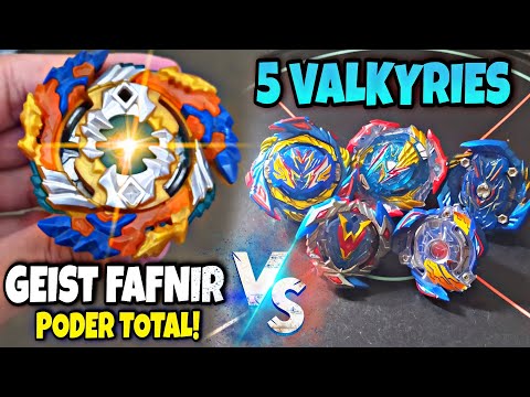 GEIST FAFNIR VS ALL THE VALKYRIES | Beyblade Burst battle #beyblades