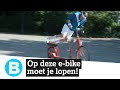 Lopend fietsen: deze e-bike heeft een loopband