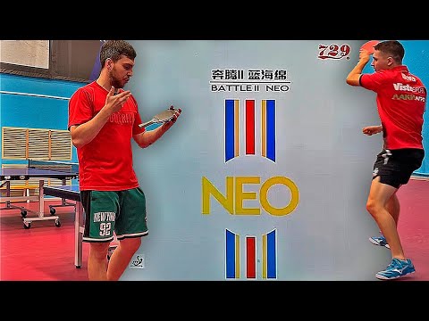 729 Friendship BATTLE 2 NEO!  Обзор на накладку для настольного тенниса!