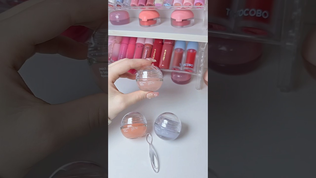 cute lip balms #cute #makeup #aesthetic #anime #music #kbeauty #pink #kawaii #asmr #satisfying