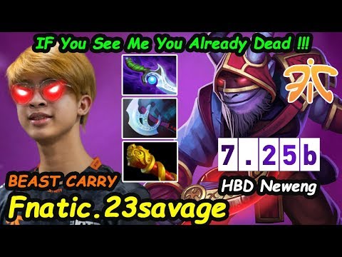 Fnatic 23savage [Riki] BEAST CARRY Stealth Assassin Insane Right Click Dota 2 pro gameplay