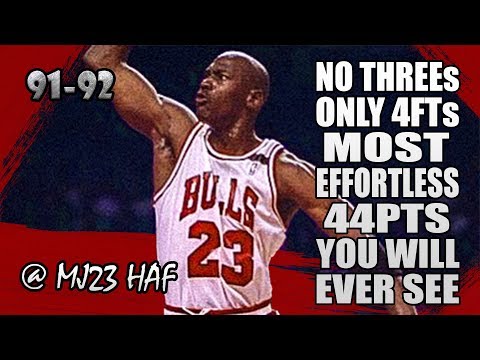 Michael Jordan Highlights vs Cavaliers (1992.03.28) - Most EFFORTLESS 44pts You Will Ever See!