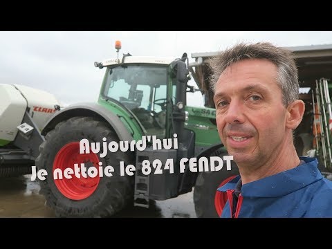 Tracteur FENDT 824 : Nettoyage