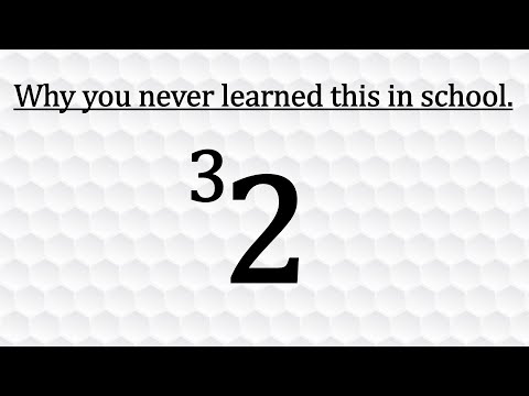 Why you didn't learn tetration in school[Tetration]