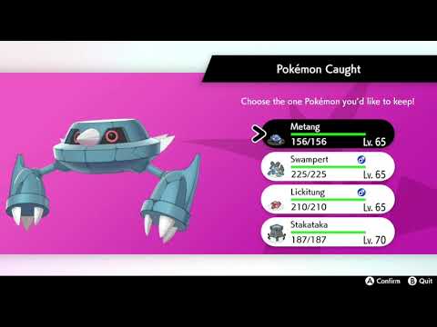 Shiny Stakataka after 192 dynamax adventures!|Pokemon Sword and Shield
