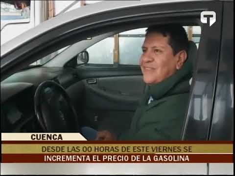 Desde las 00 horas de este viernes se incrementa el precio de la gasolina