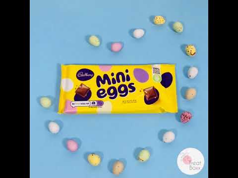 Cadburys Mini Eggs Milk Chocolate Bar | Available Now | TREATBOXX.CO.UK | Stopmotion Animation