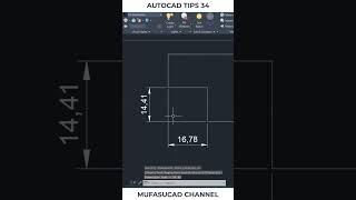 AutoCAD Tips 34 Break Overlapping Dimension #Shorts