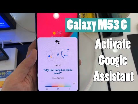 How to Activate Google Assistant on Samsung Galaxy M53 5G | Samsung Google Assistant Turn On
