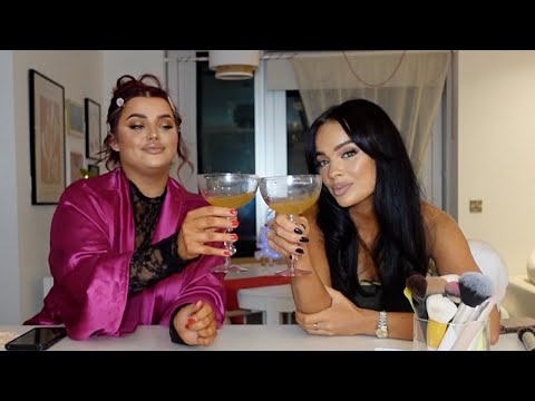 getting ready and talking sh*t with Rach Leary