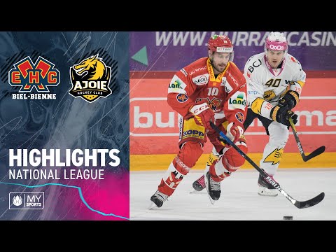 Biel vs. Ajoie 3:0 — Highlights National League