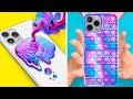 COOL DIY PHONE CRAFTS || Fun DIY Custom Ways And Tricks For Your Phone By 123 GO! GOLD