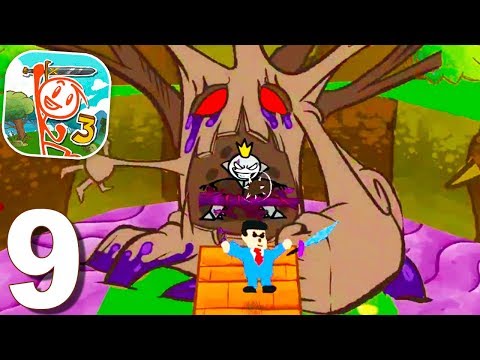 Draw a Stickman EPIC 3 - BOSS FIGHT Gameplay Walkthrough Chapter 3 Level 3 - Part 9