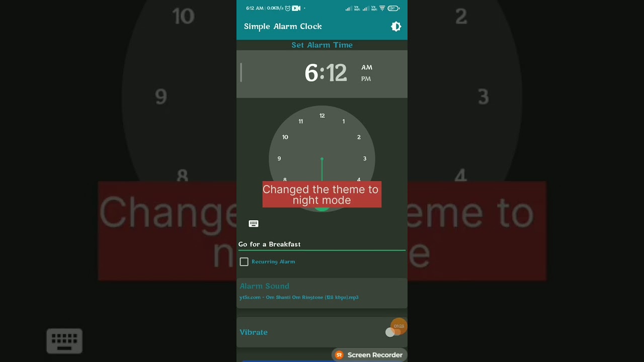 Simple Alarm Clock Application || Codsoft Tasks Internship || #internship #projects @codesoft2452