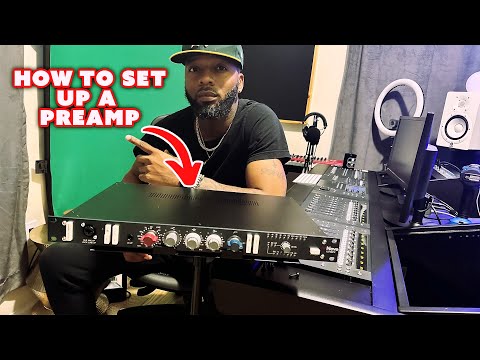 How to connect a Mic Preamp to an Audio Interface.