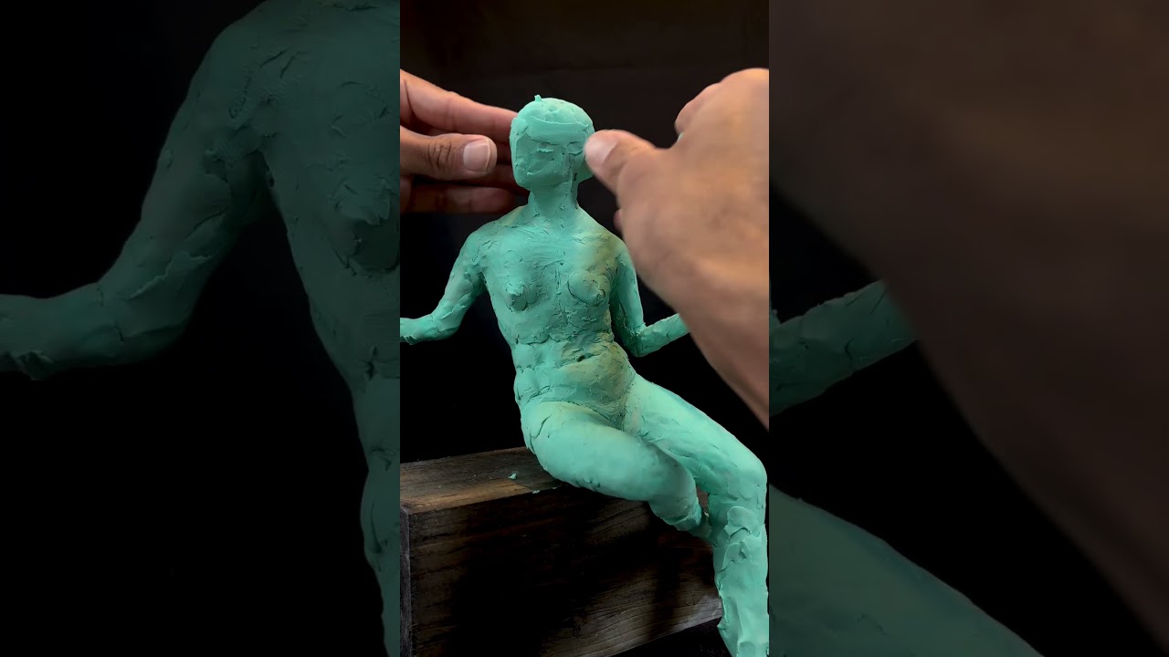 #sculpture #clayart #art #clay .part 3