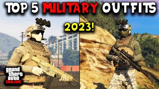 Top 5 Military Outfits | GTA Online (Desert Trooper, Urban Raider, Ghost...)