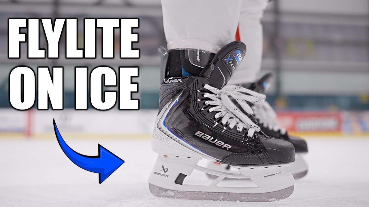 Bauer Vapor Flylite Hockey Skates On Ice First Impression - Review from 