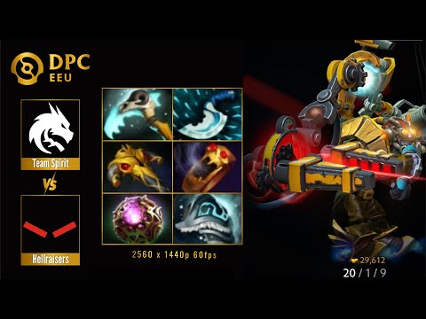 Kiyotaka Tinker Gameplay is on His Prime | Team Spirit vs Hellraisers  - DPC Eastern Europe 2023