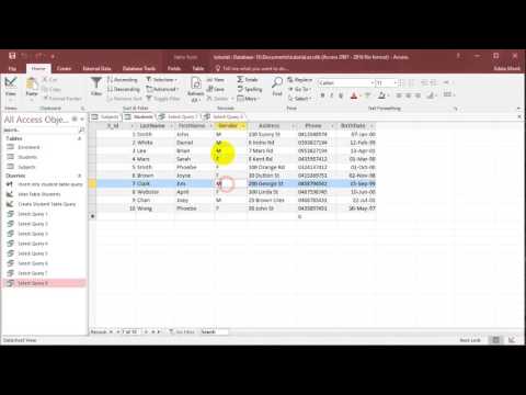 SQL with Microsoft Access 2016 Lesson 10 - Group By, Max, Min, Average