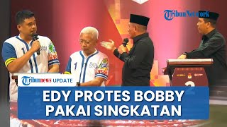 Bobby Disoraki karena Pakai Singkatan saat Debat Pilgub Sumut, Edy Rahmayadi Jengkel Langsung Protes