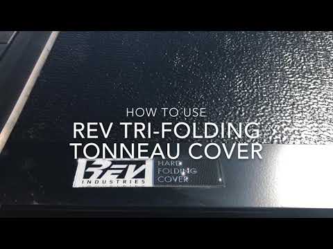 How to use a REV tri folding tonneau cover - 2021 GMC / Chevrolet