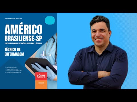 Apostila Concurso Prefeitura de Américo Brasiliense - SP 2025 - Técnico de Enfermagem