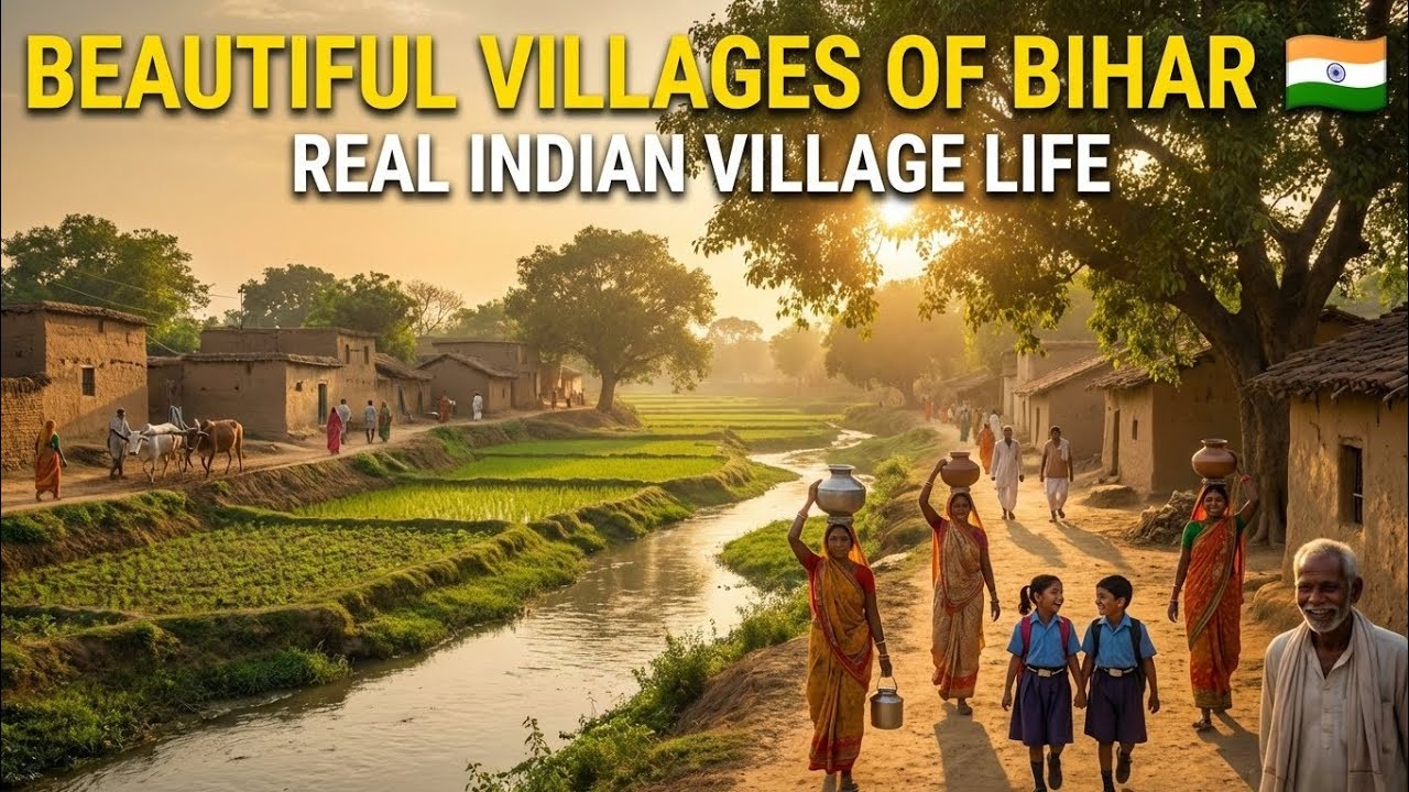 Gaon Ki Sarakein, Kheth Aur Sukoon 🌾 | Desi Village Ride Vlog | Bihar village life