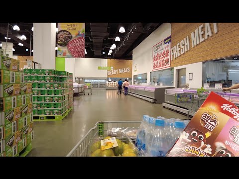 Compras na mercearia na Coreia | Costco coreano | Supermercado coreano | Comerciantes EMART 🇰🇷🛒