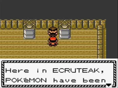 Pokemon Crystal Walkthrough part 16 - Morty the Master of Ghost Pokemon