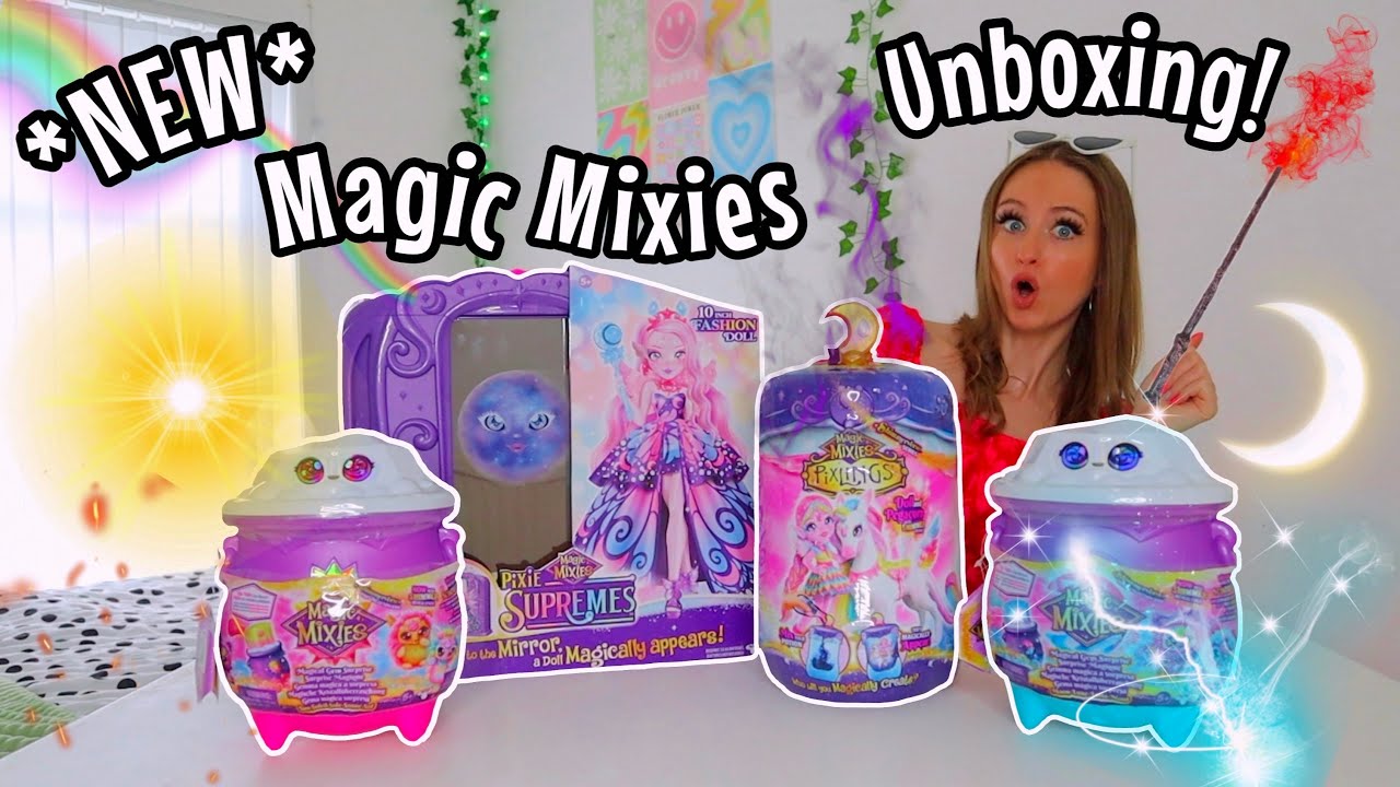 UNBOXING THE *VIRAL* MAGIC MIXIES TALKING MIRROR🫢🪞SUN VS MOON CAULDRONS☀️🌙AND PIXLINGS PETS?!😱🦄