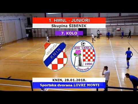 1. HMNL JUNIORI Šibenik: KIJEVO - CRNICA, 28.01.2018.