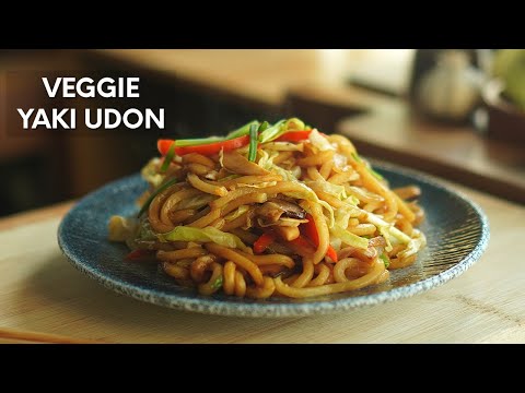 Veggie Yaki Udon Recipe | How to cook Yaki Udon