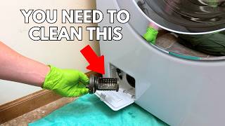 The Best Way to Clean Your Washing Machine Filter!