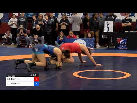 62 Kg Consolation Gabrielle Lord Klein Twin Cities Regional Training Center Vs Desiree Zavala Unat