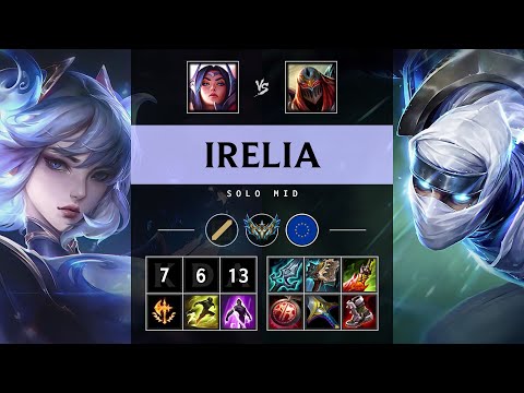 Irelia Mid vs Zed - EUW Challenger Patch 25.21