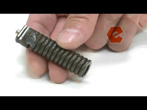 Ridgid Drain Auger Repair - Installing the Cable Repair Coupling (Ridgid Part # 91037)