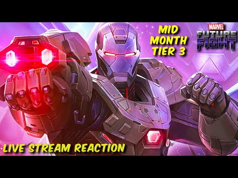 ARMOR WARS Live Stream REACTION! War Machine T3 wow - Marvel Future Fight