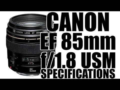Lente Canon EF 85mm f/1.8 USM | Lente Rápida e Compacta para