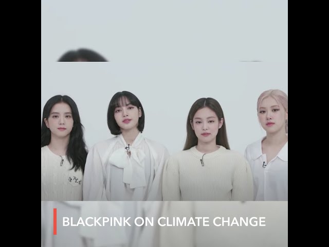 WATCH: BLACKPINK joins call for climate action